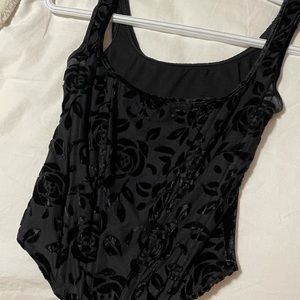 Black Velvet Corset